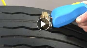 The idea for a business. Recovery of tires of trucks. How to repair the tread on a car tire