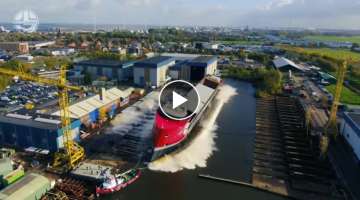 WATCH Gigantic Ship Launch Along With Other Incredible And Impressive Machines