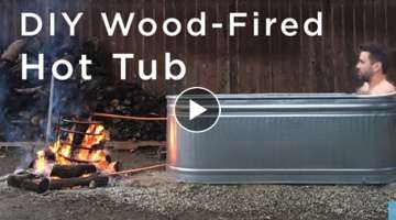 DIY Wood Fired Hot Tub