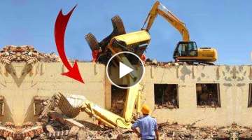Top10 Extremely Dangerous Cranes, Excavator & Truck Fails! Crazy Heavy Equipment Operating Gone B...