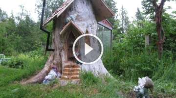 Gnome stump home