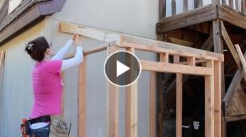 How to Build a Lean To - Framing and Adding Siding (Part 1)