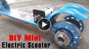 How To Make A Electric Scooter At Home using 775 Motor