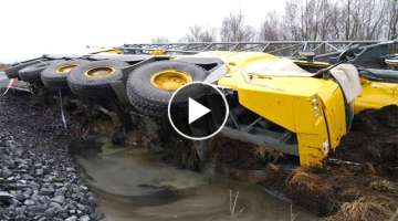 Amazing Rescuing Crane Skills & Heavy Equipment Machinery Trapped in Muddy