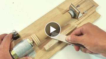 How to make a mini lathe at Home