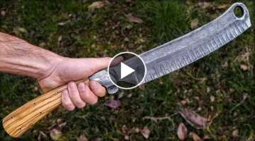 Finishing The 'Slavic Razor' forged by MAN AT ARMS