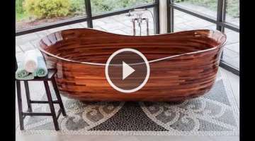 Custom Wood Bathtub