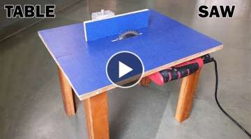 How to Make a Table Saw at Home