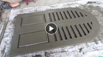Creative Sand And Cement Working - How To Build A Concrete Door Correctly