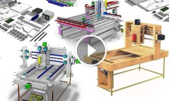 DIY CNC Woodworking Machine-How To Make An Ultra Precise CNC Router+My Story-FULL Plans/Videos/eB...