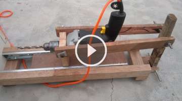 How to make drill press stand at home very cool with size