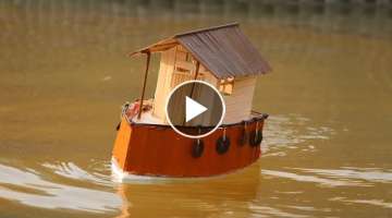 How to make a Motor House Boat