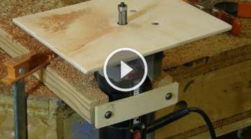 Trim Router Tables for Small Work