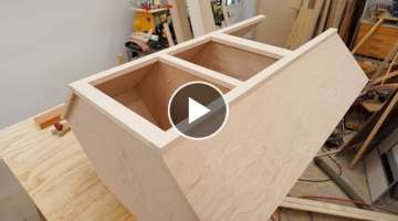 Making A Corner Cabinet / Kitchen Cabinet