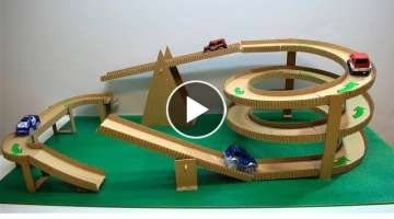How to make Magic track with magic cars out of cardboard