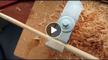 Dowel Cutting - Rounder Plane - How to make