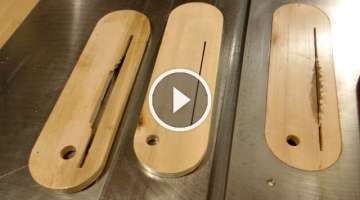 Making zero clearance table saw inserts