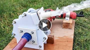 How to Make a Drill Powered WATER PUMP at Home