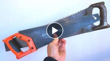 DO NOT THROW AWAY OLD SAWS ON WOOD I Have a Great Idea