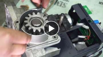 Clever way to make aluminum gear by a casting method