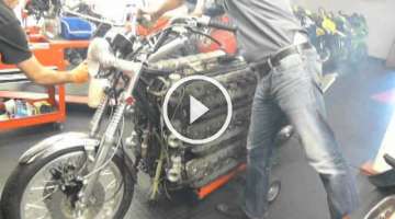 48 cylinder kawasaki, how it works, running after 5 years