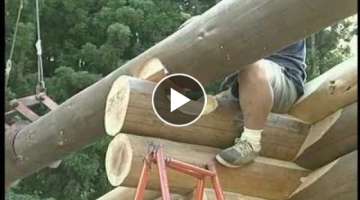 Log building notches
