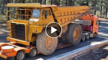 Transporting The Caterpillar 777C Dumper - Sotiriadis/Labrianidis Mining Works
