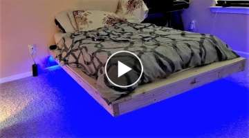 How To Make A Floating Bed - Time lapse
