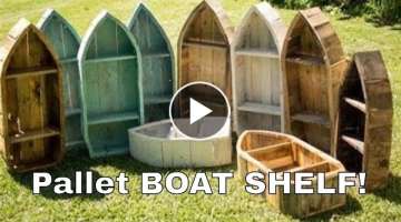 How to make a boat shelf from reclaimed pallet wood