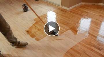 Hardwood floor refinishing by trial and error