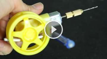 How to make a Hand Powered Drill - Eggbeater drill