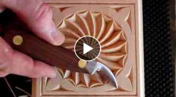 181 My Chip Carving - Carving a Swirl