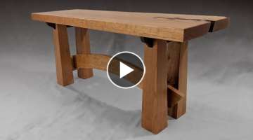 Building a Bench - Japanese Style - Woodworking