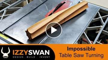 Impossible Table Saw Turning | How to Video