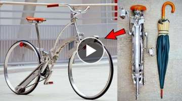 5 FOLDING BICYCLE INVENTION Can Fold Like a Umbrella