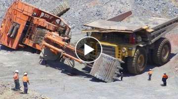 Dump Truck Recovery ! Extreme Dangerous Heavy Truck Rescue Skills
