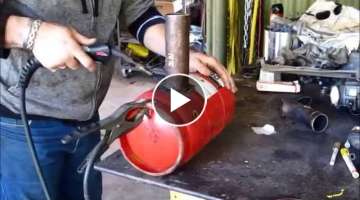 How to build a Waste oil Burner for heating, scrapping or aluminium melting