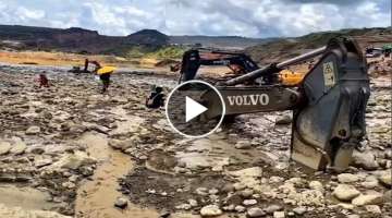 15 World's Amazing So Dangerous Idiots Excavator Operator | Heavy Equipment Excavator Stuck Mud F...