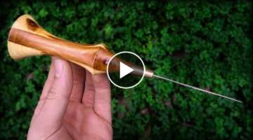 Making an awl for 25¢ | DIY