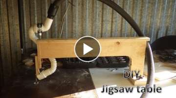 DIY jigsaw table- stolik do wyrzynarki (SUBTITLES) 
