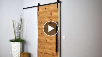 How I Made My Sliding Barn Door | Rustic Modern