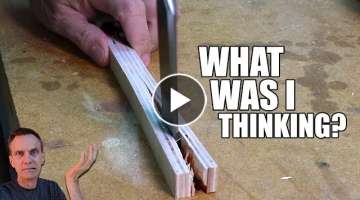 Oops! Don't start over: fixing plywood dado cuts