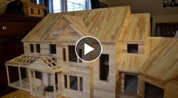 Building Popsicle Mansion Time Lapse HD
