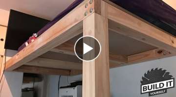 Loft Bed construction DIY - Build It Yourself 4K