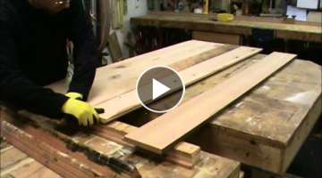 Building a Reclaimed Wood Tabletop