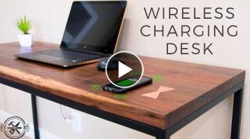 How to Make a Desk with Hidden Wireless Charging
