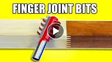 How to Make Finger Joints: Finger Joint Router Bits!