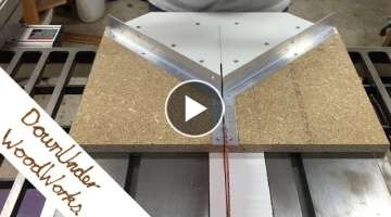 How to make a mitre sled with perfect zero clearance