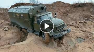 These guys know how to drive!!! All wheel drive trucks of the USSR, USA and NATO off road!!!
