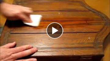 Restore Filthy Antique Wood and Furniture Fast and Simple
